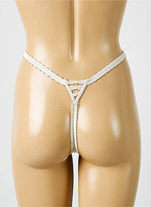 String stretch beige LEJABY femme