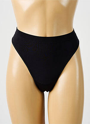 Tanga stretch noir WACOAL femme