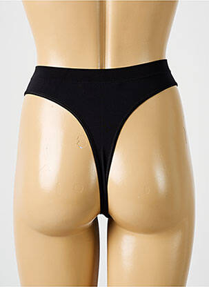 Tanga stretch noir WACOAL femme