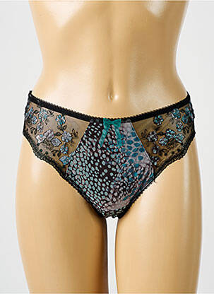 Tanga stretch noir FANTASIE femme