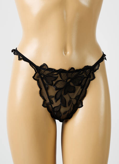 String stretch noir WACOAL femme