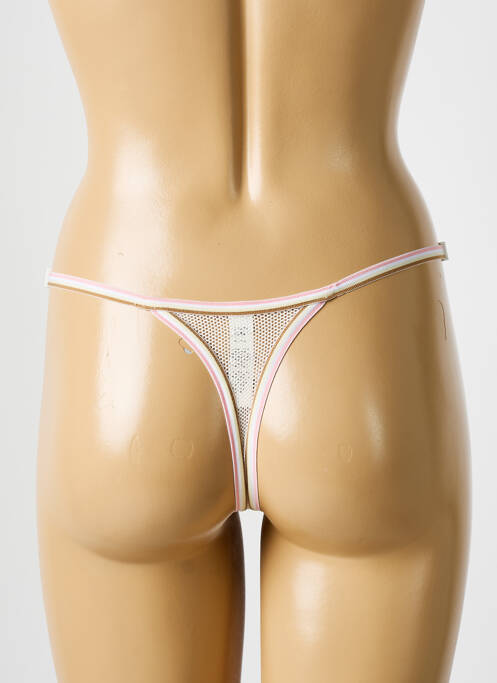 String beige LEJABY pour femme