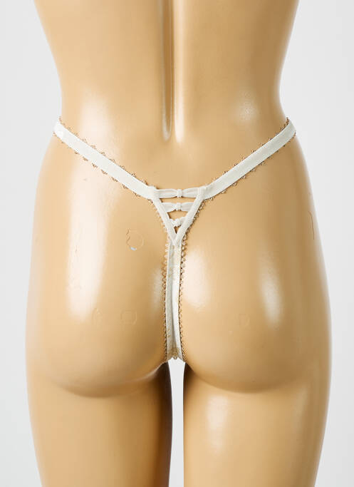 String beige LEJABY pour femme