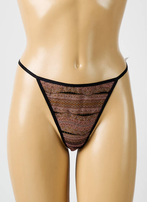 String noir BARBARA pour femme