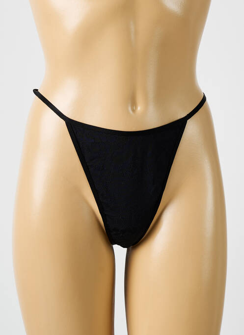 String noir BARBARA pour femme