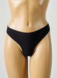 Tanga stretch noir WACOAL femme