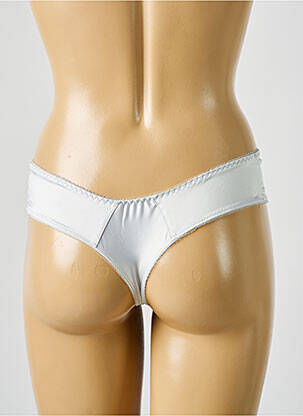 Tanga broderie gris SAWREN femme