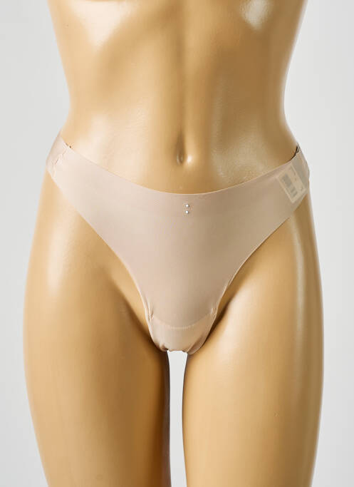 String beige WACOAL pour femme