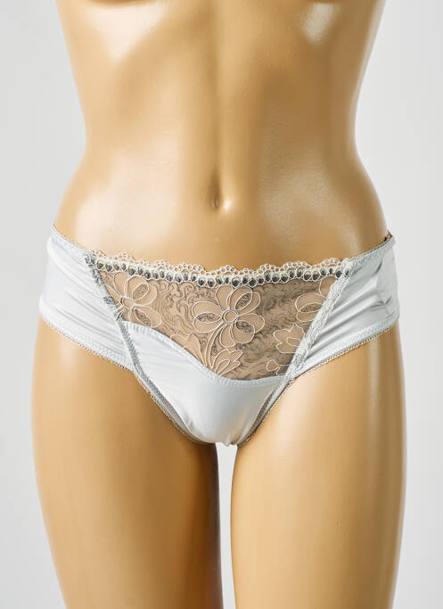 Tanga gris SAWREN pour femme