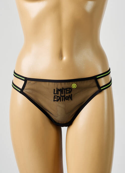 Tanga noir CHANTELLE pour femme