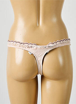 String tissage popeline rose CHANTELLE femme