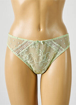 String stretch vert LOU femme