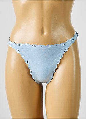 String stretch bleu LEJABY femme