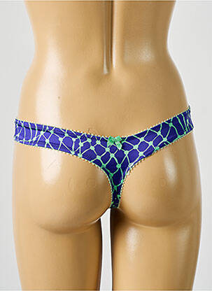 String tissage satiné bleu DIESEL femme