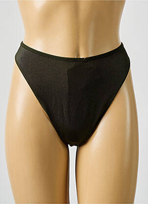 String tissage satiné vert GEMMA femme