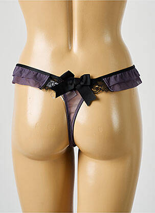 String stretch noir WACOAL femme