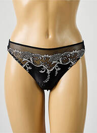 Tanga stretch noir LISE CHARMEL femme