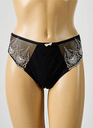 Tanga stretch noir FANTASIE femme