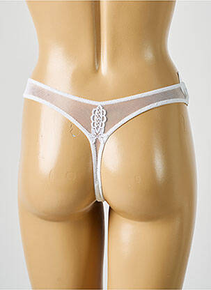 String stretch blanc MILLESIA femme