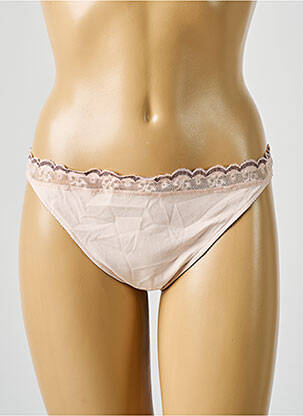 String tissage popeline rose CHANTELLE femme