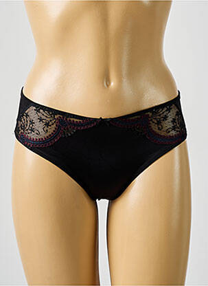 Culotte tissage satiné noir CONTURELLE femme