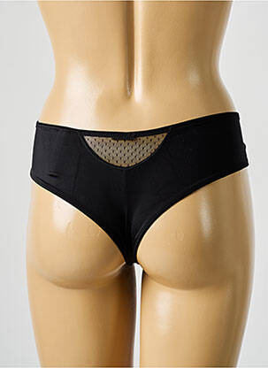 Culotte tissage satiné noir CONTURELLE femme