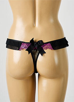 String stretch noir WACOAL femme