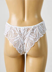 Tanga blanc BARBARA pour femme seconde vue