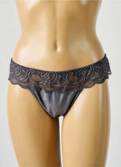 Tanga gris LEJABY pour femme seconde vue