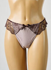 Tanga marron WACOAL pour femme seconde vue