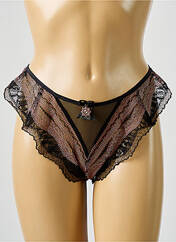 Tanga noir BARBARA pour femme seconde vue