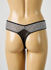 Tanga noir WACOAL pour femme seconde vue