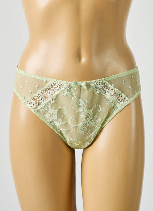 String stretch vert LOU femme
