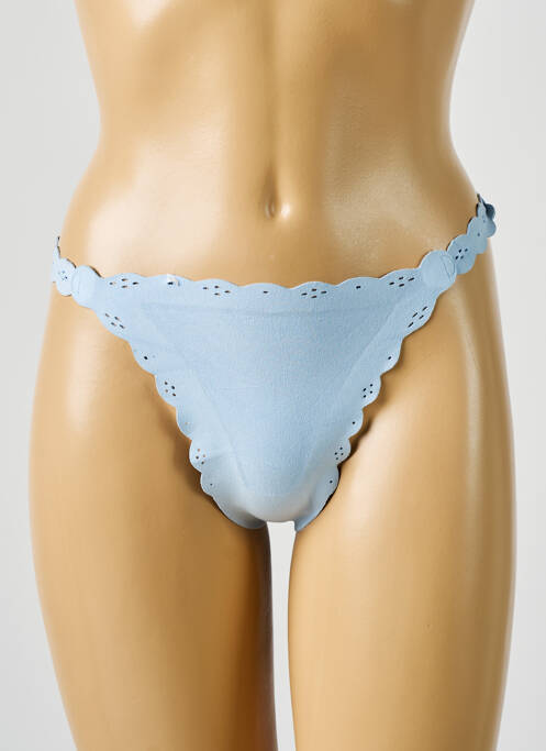 String bleu LEJABY pour femme