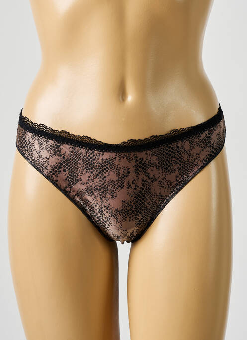 String marron ANTIGEL pour femme