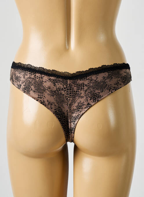 String marron ANTIGEL pour femme