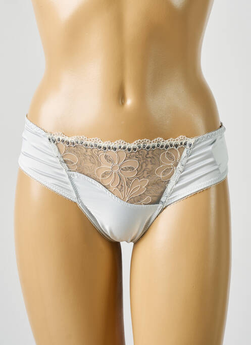 Tanga gris SAWREN pour femme
