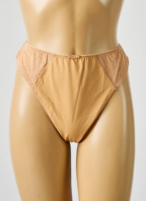 Tanga marron BARBARA pour femme