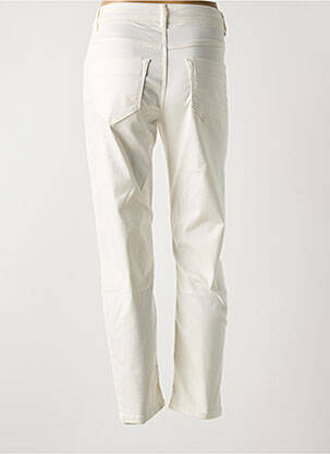 Jeans coupe slim poches taille haute beige JENSEN femme