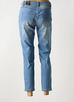 Jeans coupe slim stretch taille haute bleu JENSEN femme