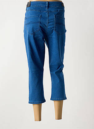 Pantacourt stretch taille normale bleu JENSEN femme