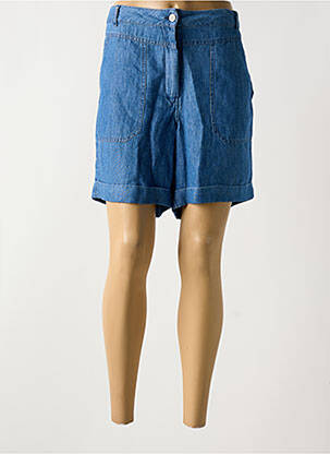 Short tissage denim taille normale bleu DELAHAYE femme