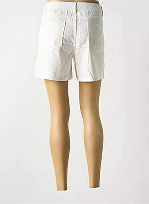Short fermeture zippée sous rabat boutonné taille normale blanc LES P'TITES BOMBES femme