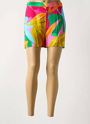 Short taille à pinces taille haute vert LES P'TITES BOMBES femme