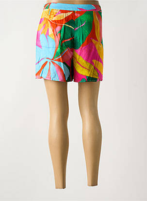 Short taille à pinces taille haute vert LES P'TITES BOMBES femme