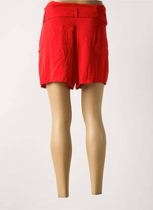 Short taille à pinces taille haute rouge LES P'TITES BOMBES femme