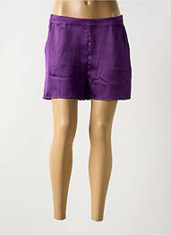 Short taille à pinces violet LES P'TITES BOMBES femme