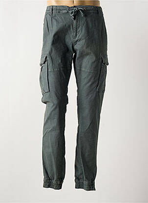 Pantalon cargo resserrée sur le bas taille normale vert SHILTON homme