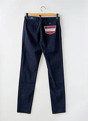 Pantalon chino stretch taille normale bleu SERGE BLANCO homme