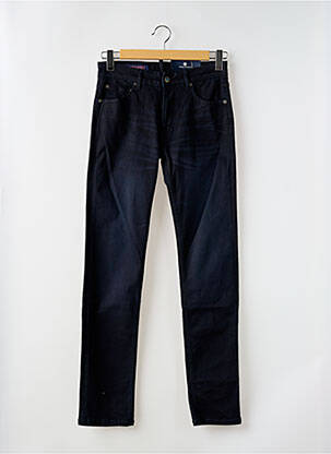 Jeans coupe slim stretch taille normale noir SERGE BLANCO homme